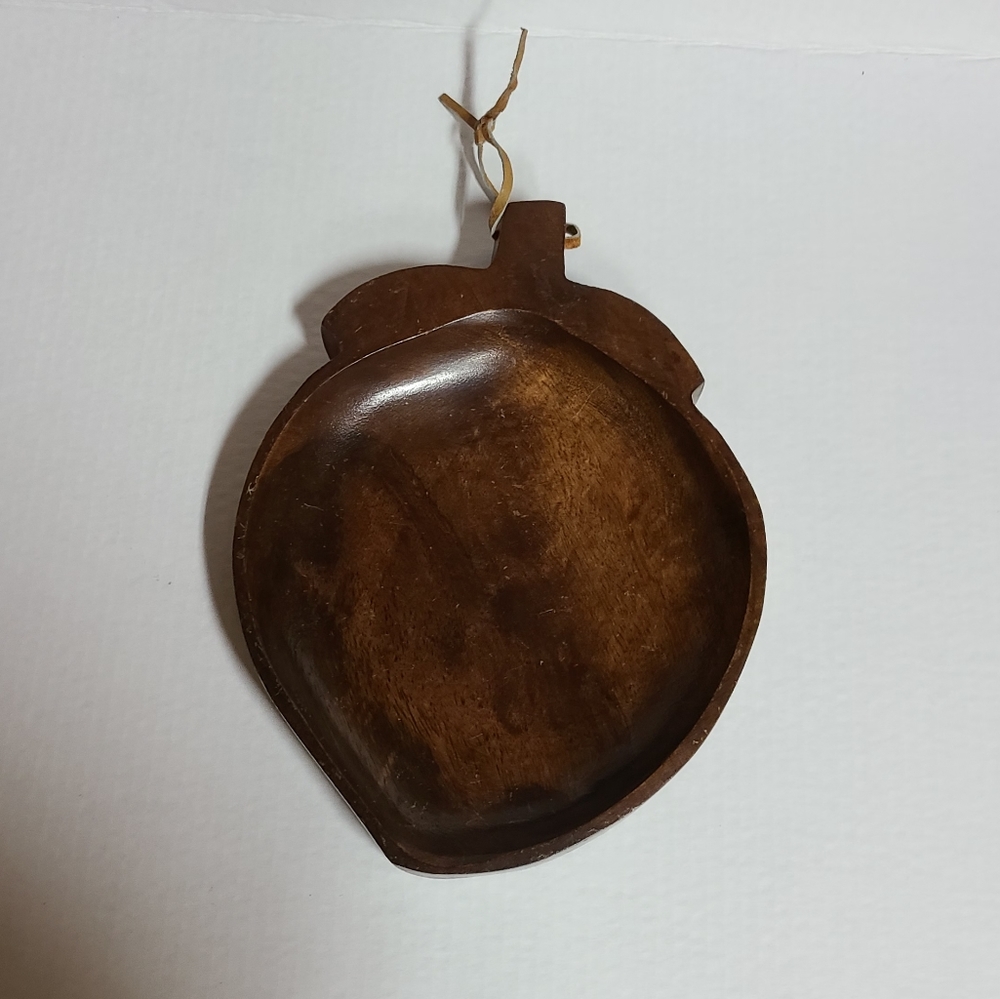 Vintage 60s Wooden Wall Hanging or Nut Tray